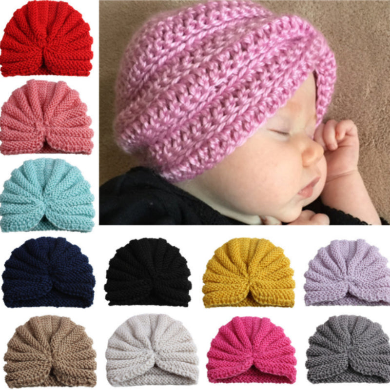 Solid Color Wool Indian Cap