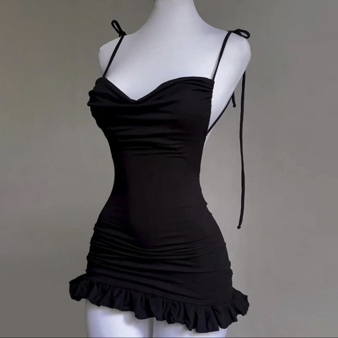 Summer Y2g Backless Lace-up Hot Girl Dress
