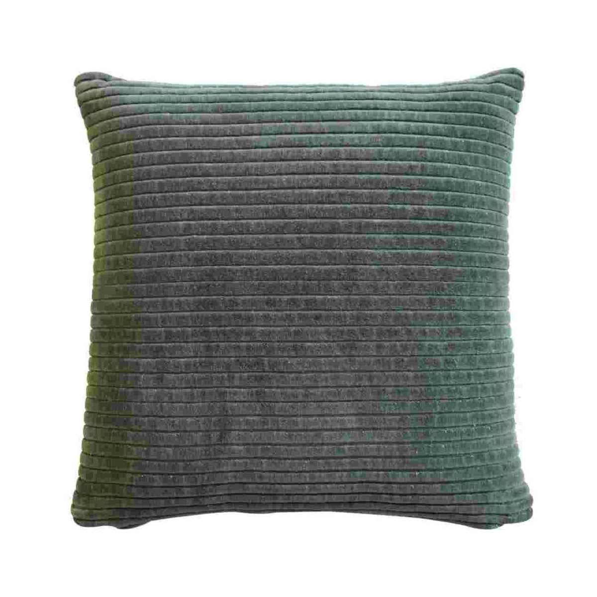 Artisan Ribbed Green Cushion Set of 2