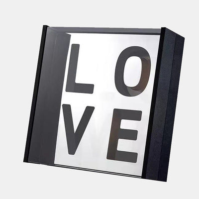 Magic Mirror LOVE Flower Mud Acrylic Flower Box Valentine's Day Gift