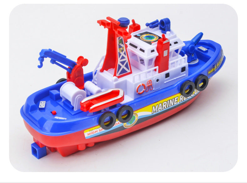 Electric Marine Fire Boat 3-6 Years Old Boy Simulation Speedboat Model
