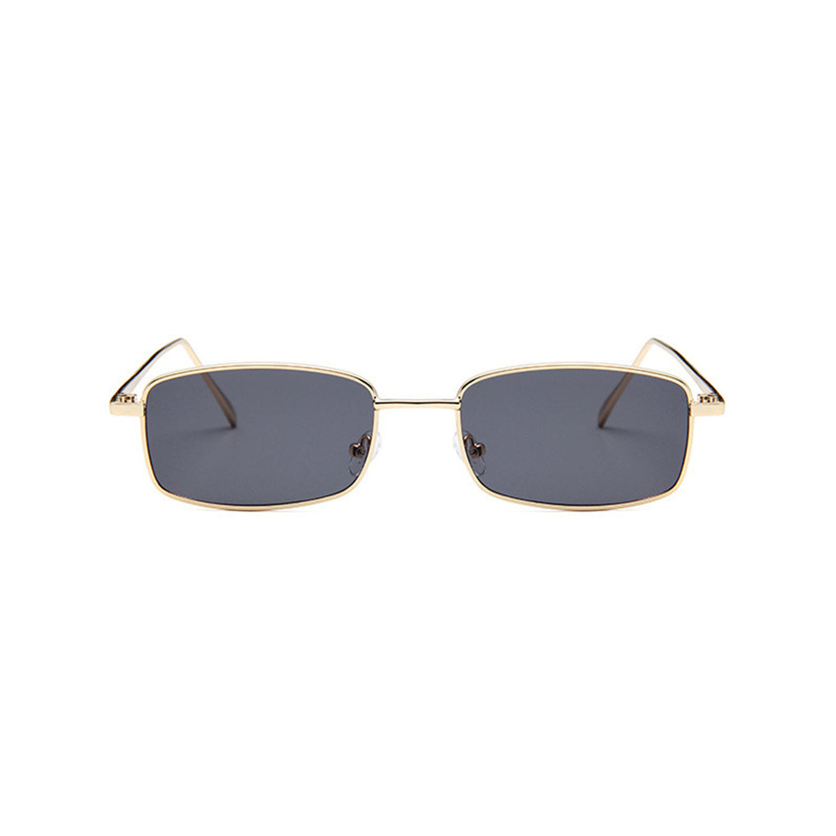 Retro Small Box Square Metal Glasses