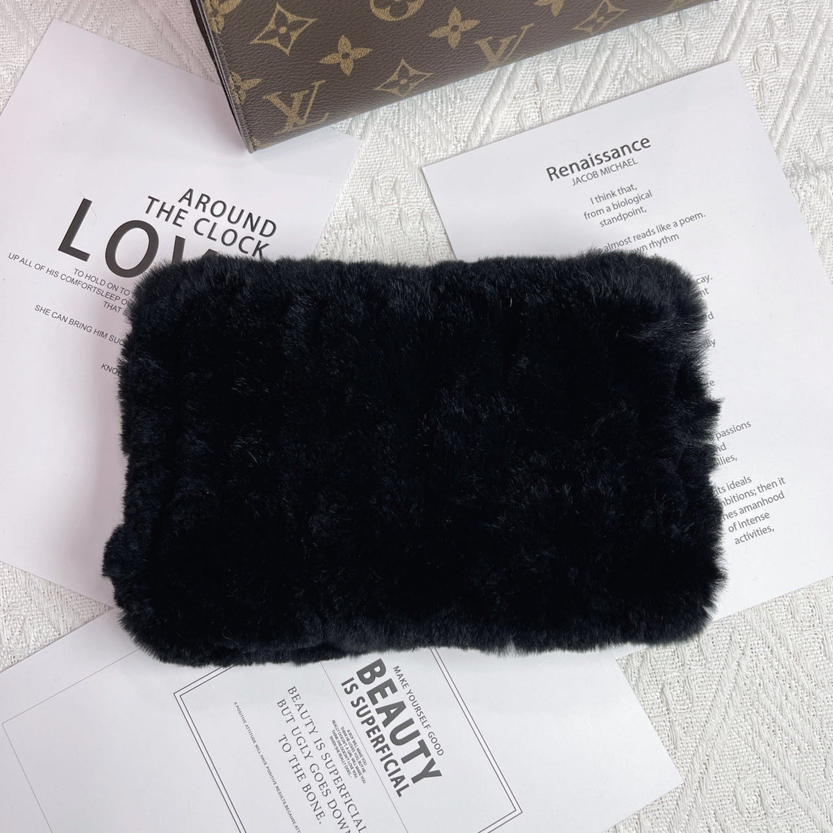 Women's Versatile Fur Snood Warm Scarf