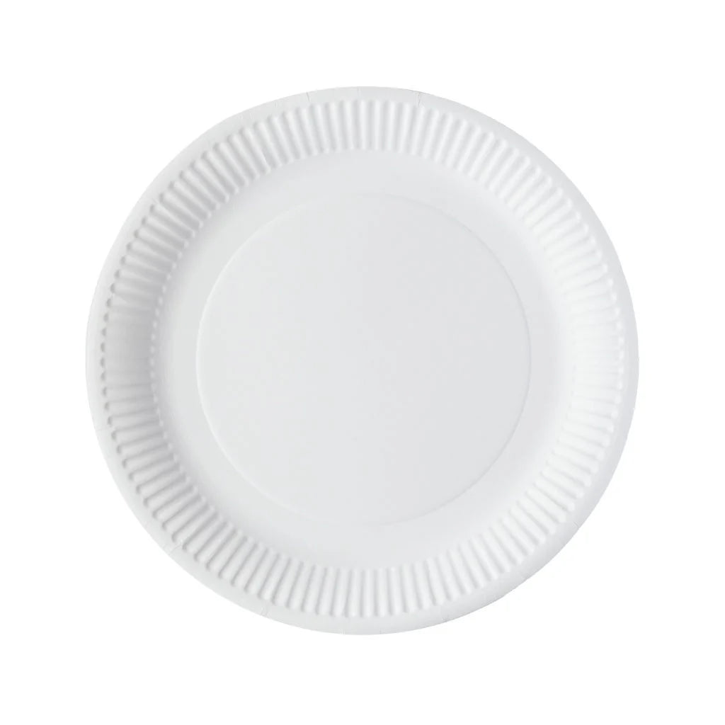 Green Spirit 9" Round Paper Plates – 10 Sets of 100 Plates (1,000 Total)