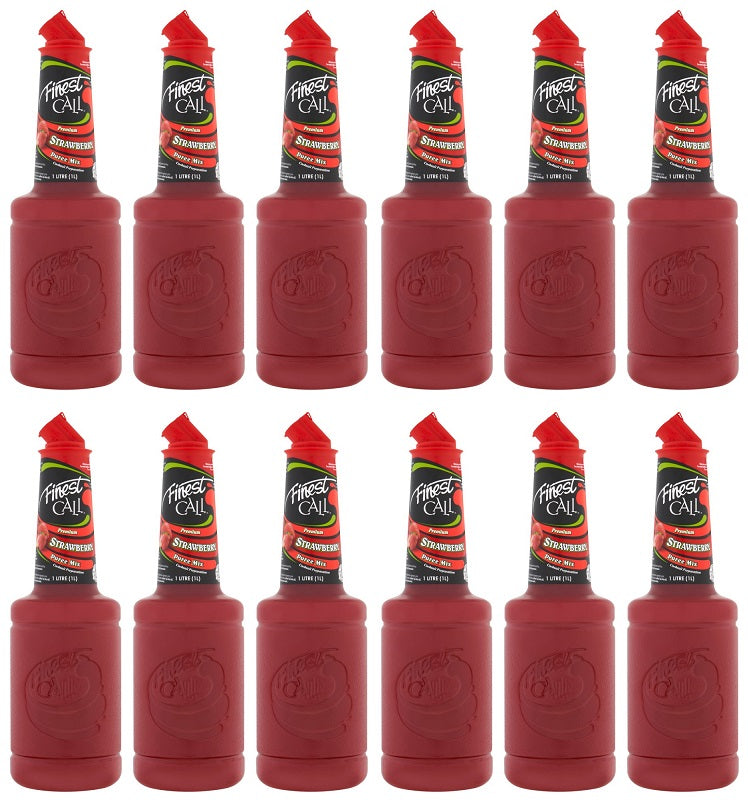 12 x Finest Call Premium Erdbeer-Püree-Mix 1 Liter