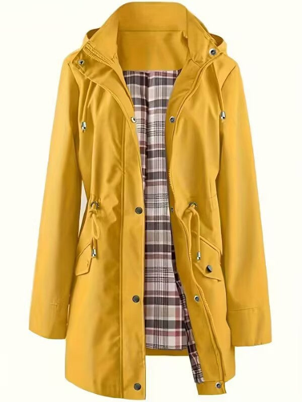 Women's Outdoor Sports Lightweight Hoodie Cinched Coat