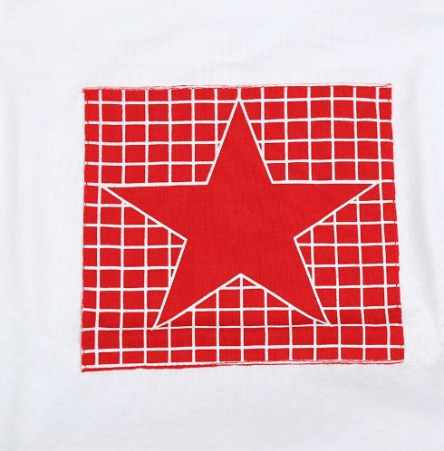 Summer and Autumn Five Star Children's Girls Boys Short Sleeve Summer Set Sports Two-Piece Set