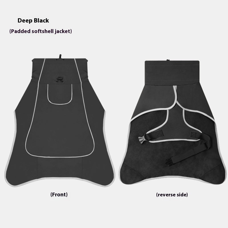 Dog Shell Jacket Waterproof And Rainproof Dual-use Clothes Large Pet Trench Coat