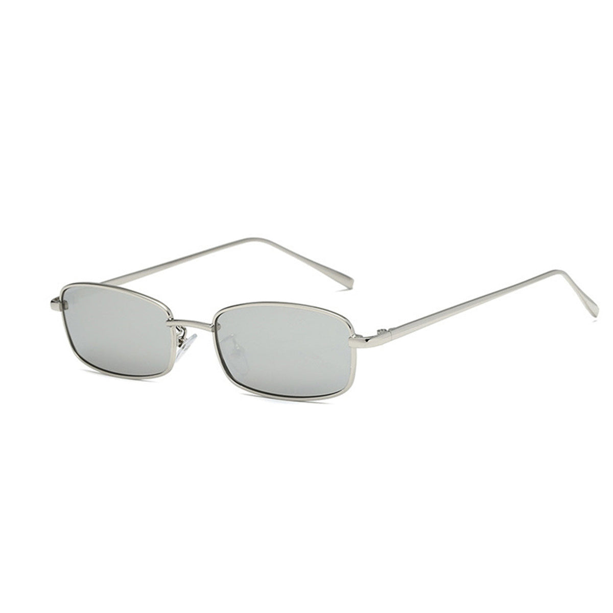 Retro Small Box Square Metal Glasses