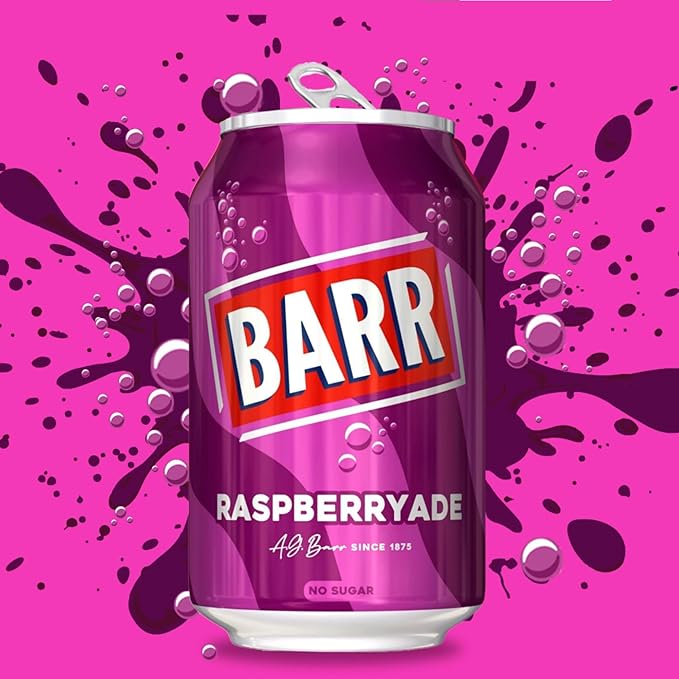 Barr Sparkling Raspberryade 330ml