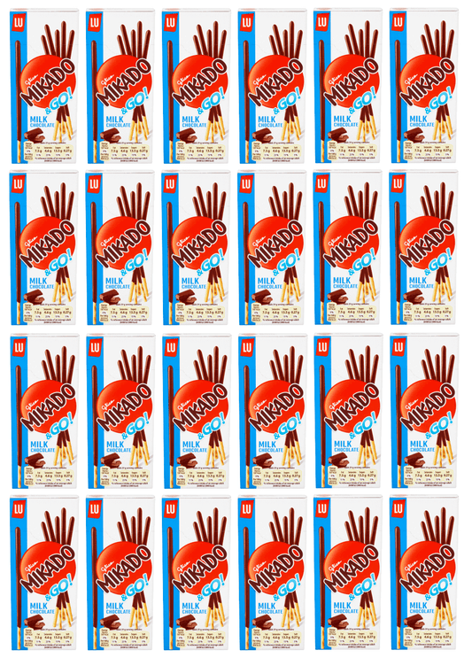 Lu Mikado Milk Chocolate Sticks 39g | Case of 24