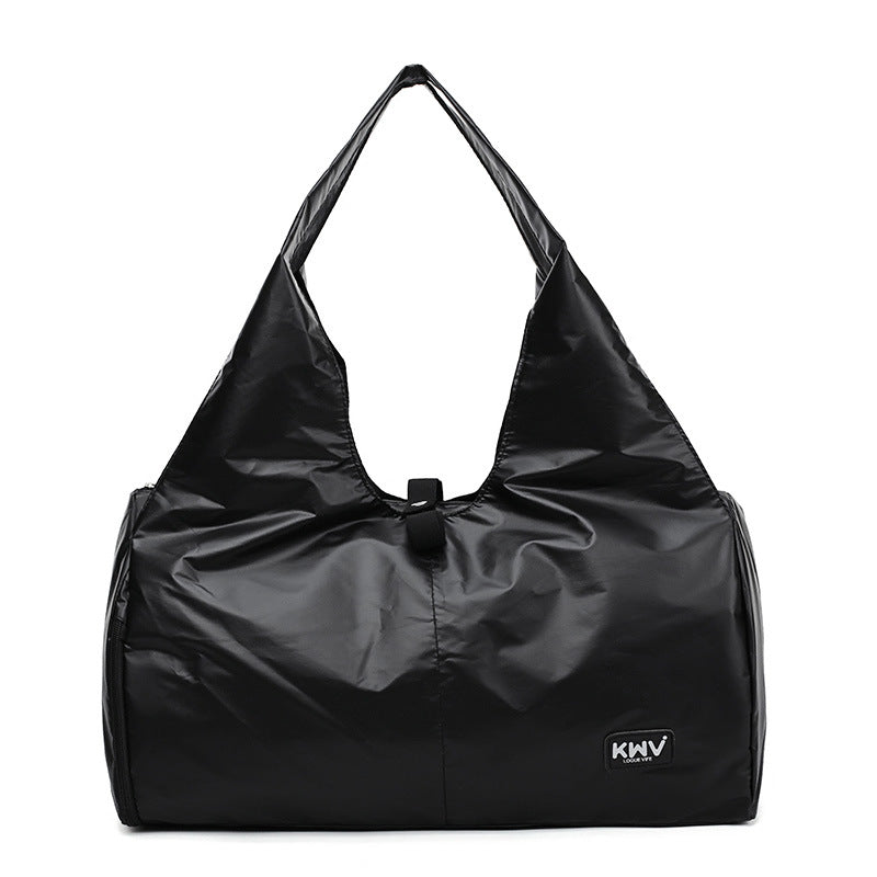 Solid color large capacity wear-resistant travel bag