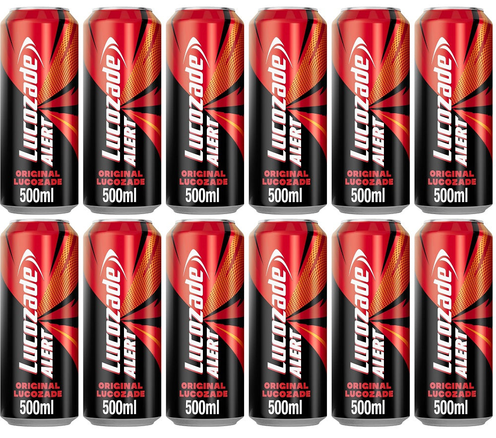 12 x Lucozade Alert Original Dose - 500ml