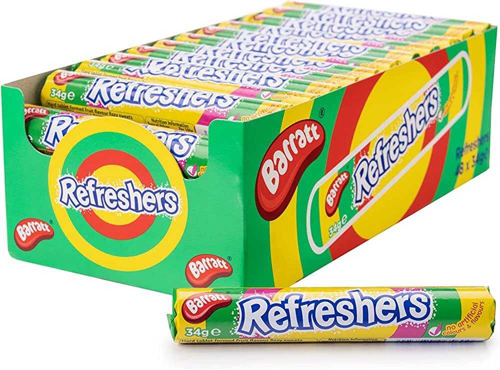 48 x Rollos de Refrescos Barratt 34G