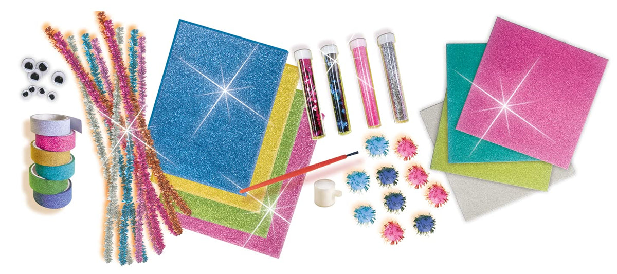SES Creative 14109 Mega Glitter Handicraft Set, Mixed
