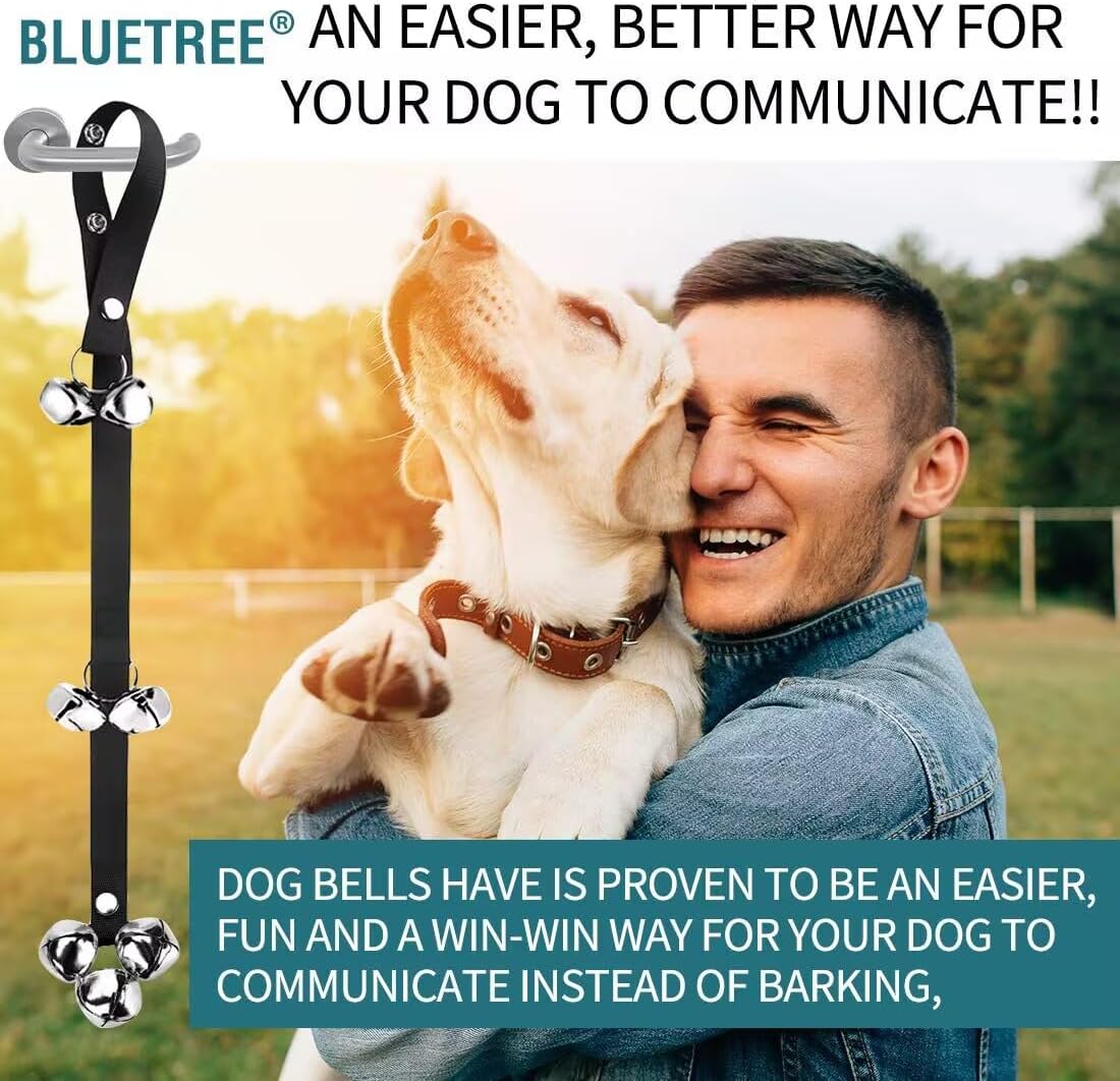 Dog Doorbell Premium Training Potty Premium Dog Bell Adjustable Doorbell Dog Bell Potty For Easy Training Of Your Puppy 7 Extra Large Louder 1.4 Doorbells