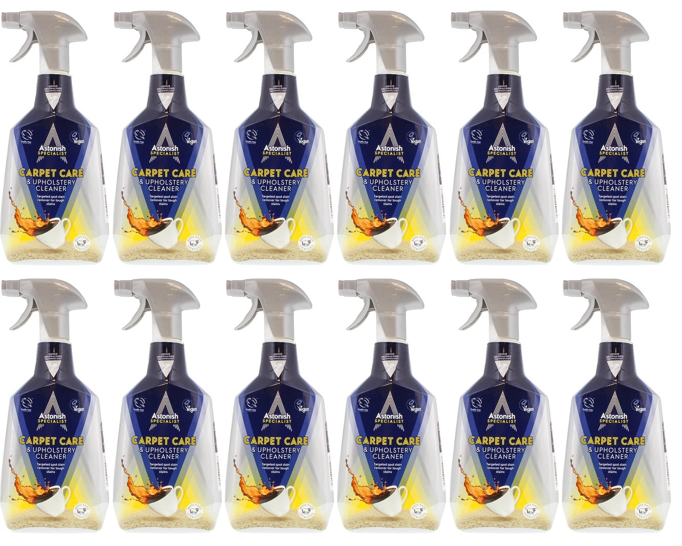 12 x Astonish Teppich & Polsterreiniger - 750 ml