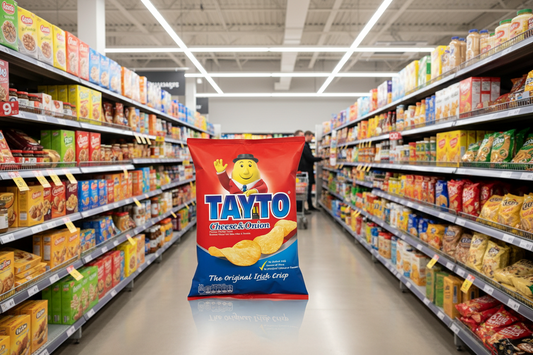 Tayto Käse- & Zwiebel-Chips | 24 x 25g Beutel (Irisch)