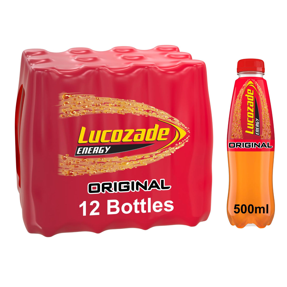 12 x Bebida energética Lucozade Original 500ml