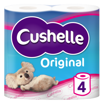 10 x Cushelle White 4 Rollen