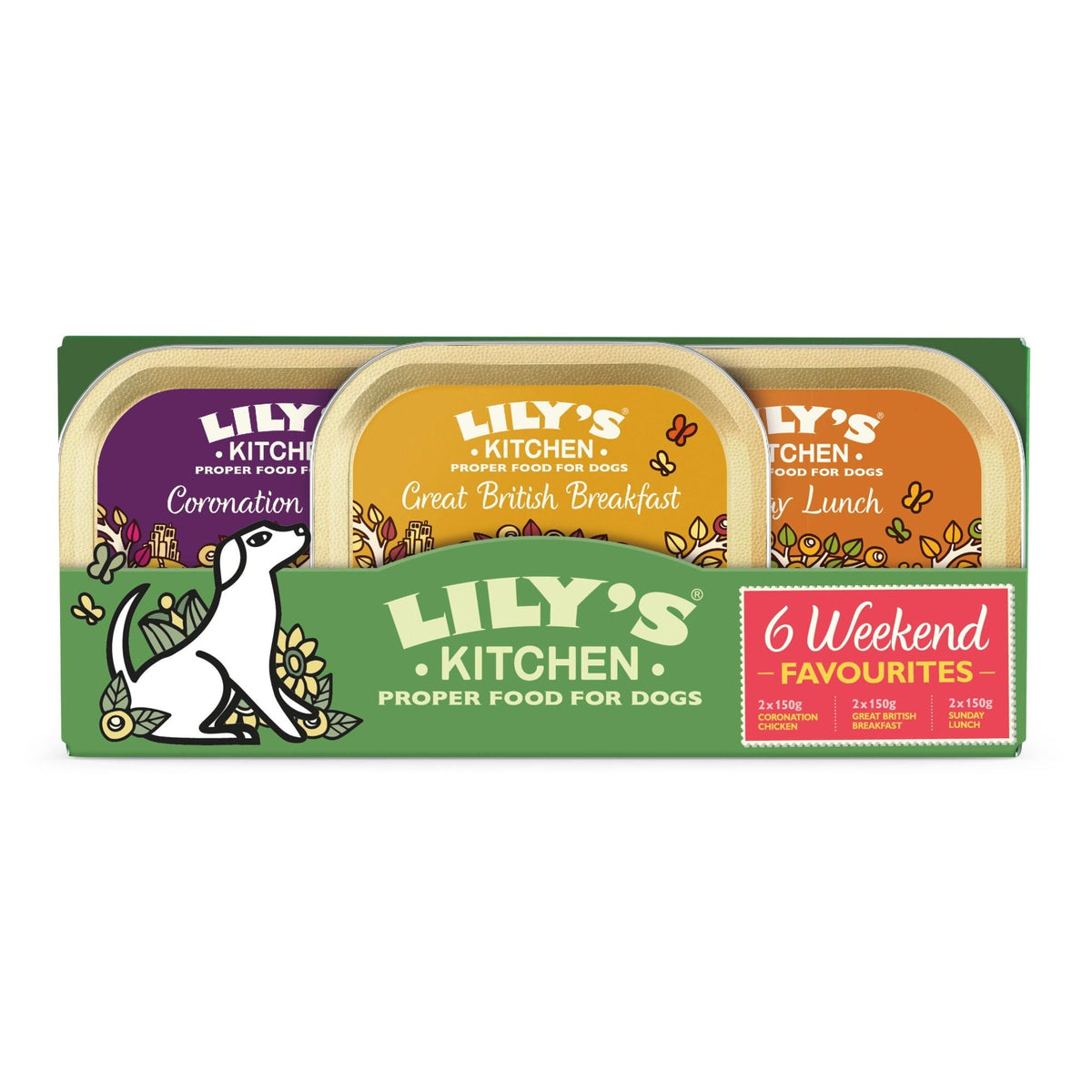 Weekend Favourites Trays Multipack 6 x 150g - Case of 4