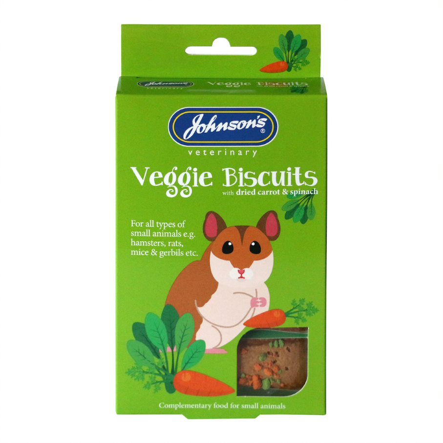 Jvp Veggie Biscuits Treat for Small Animals - Case of 6
