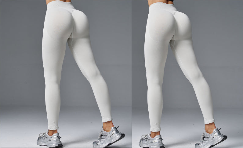 Peach Hip Tight Mid Waist Yoga Pants Hip Lifting Running Fitness