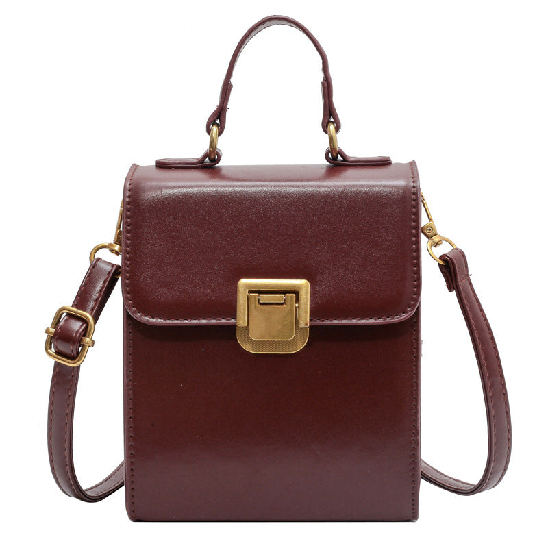 New Textured Western Style Shoulder Messenger Bag