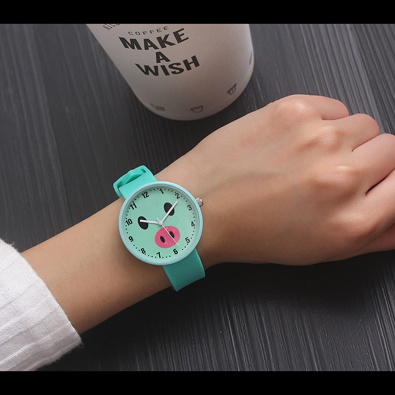Female Simple Trend Casual Candy Color Digital Watch