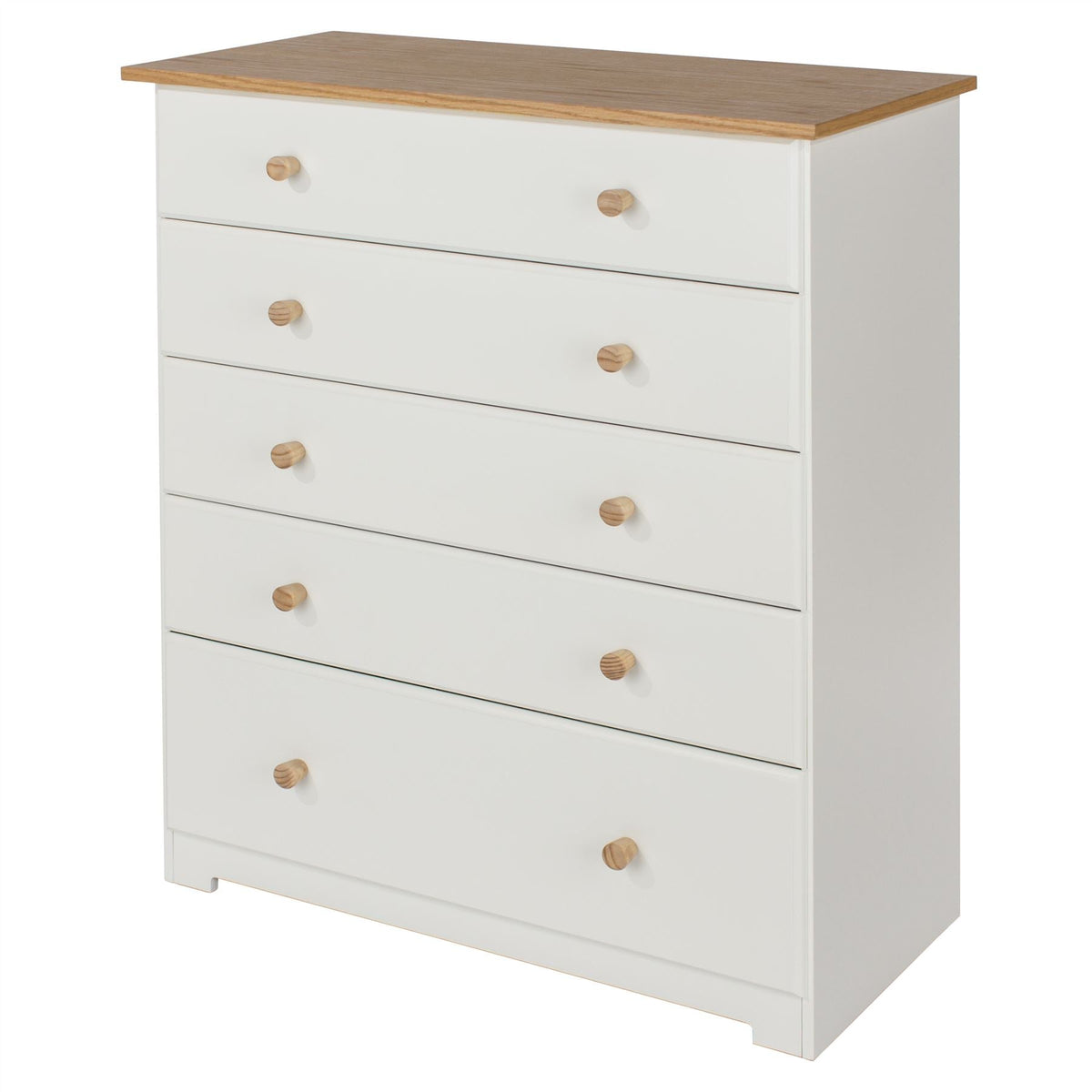 Colorado 5 Drawer Chest Soft White