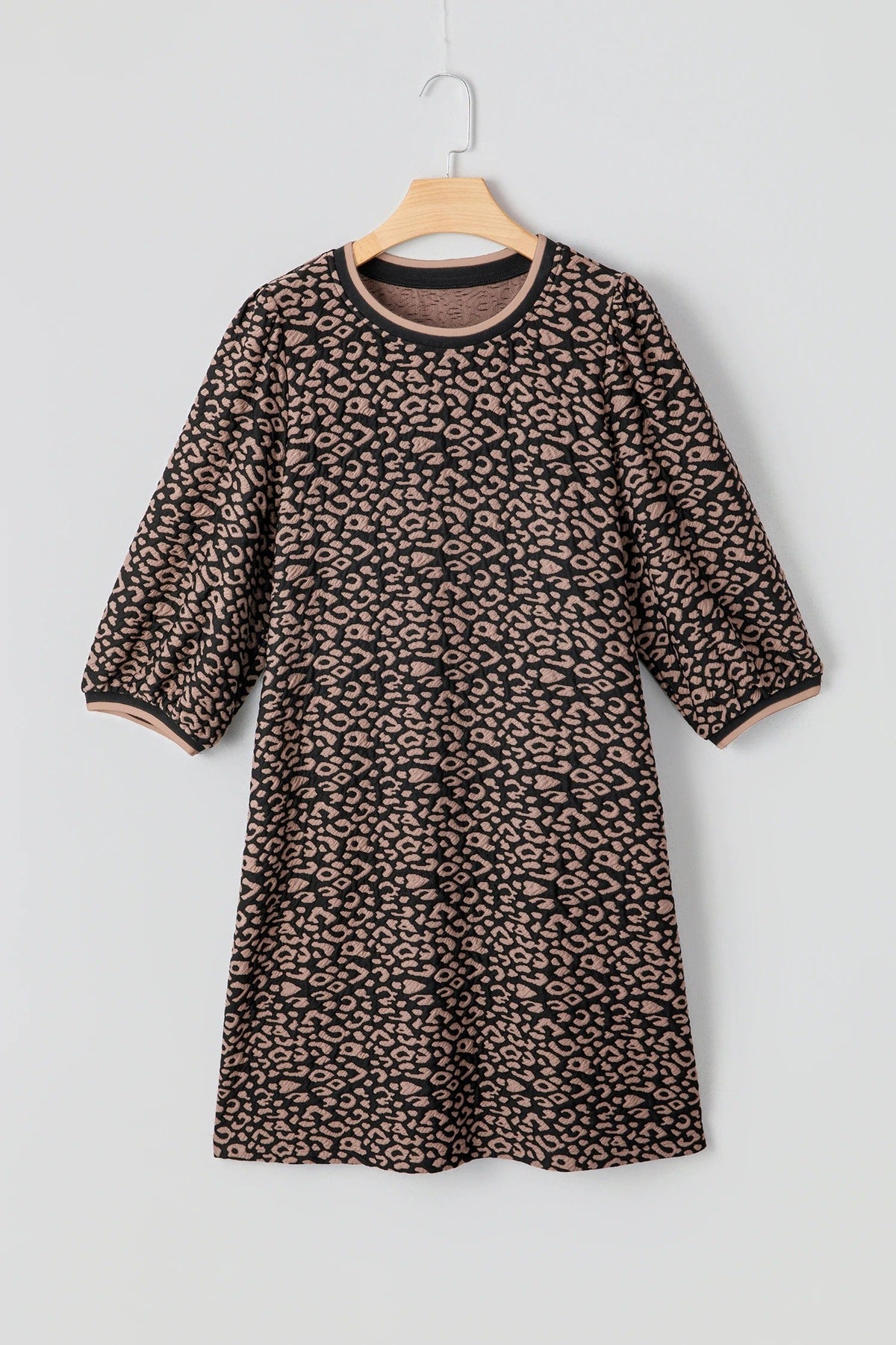Women's Crab-patterned Printed Long-sleeve V-neck Dress