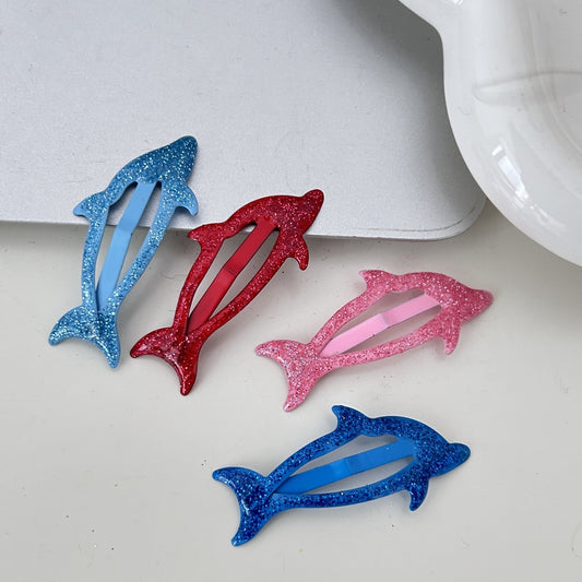 Dolphin Hair Clip for Girls – Cute Cartoon BB Clip | Hair Accessories