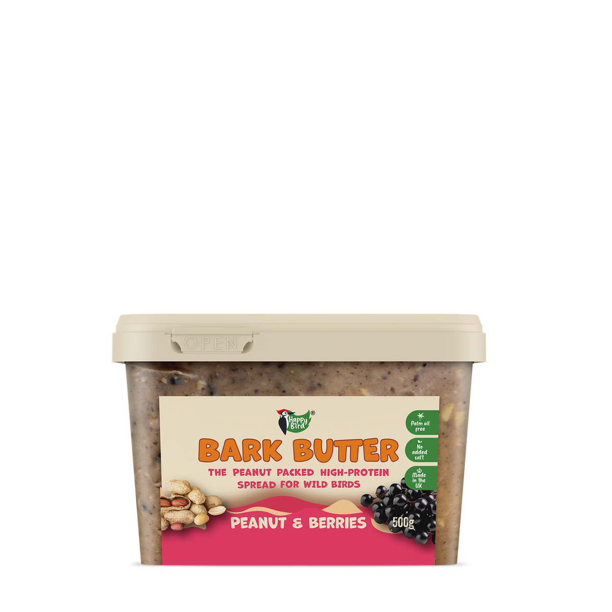 Happy Bird Bark Butte 500g - Berry - Case of 6