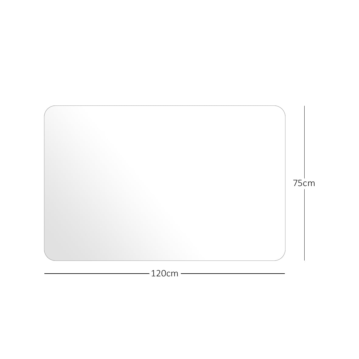 Transparent Chair Mat for Hard Floors | 2mm PVC Floor Protector