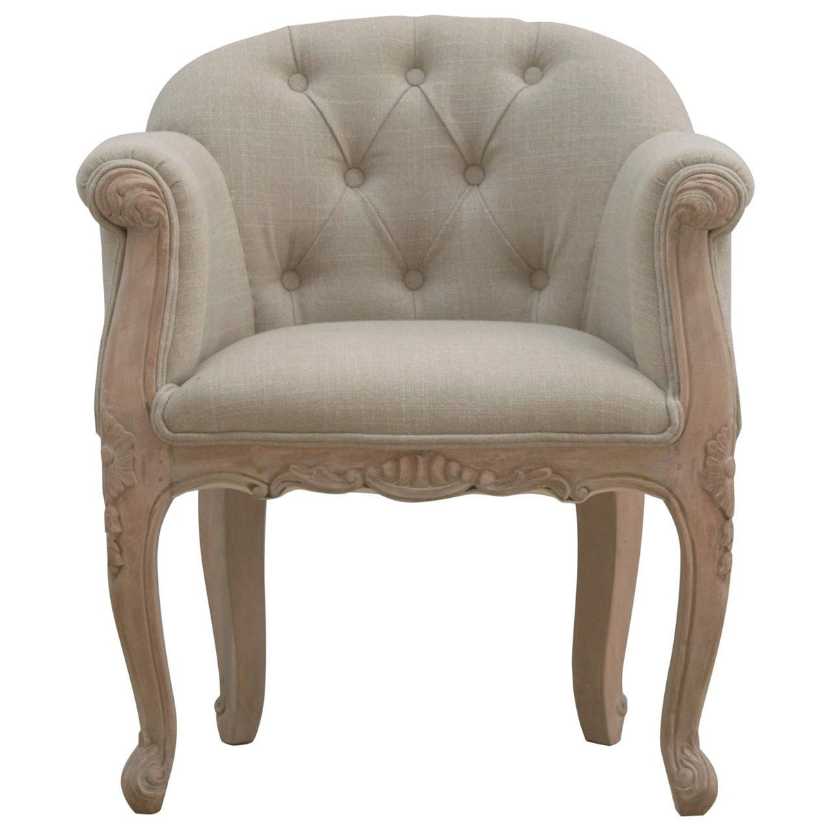 Artisan French Style Deep Button Chair