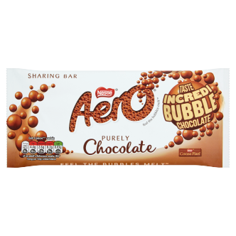 15 x Nestle Aero Milk Chocolate Tafel 90g