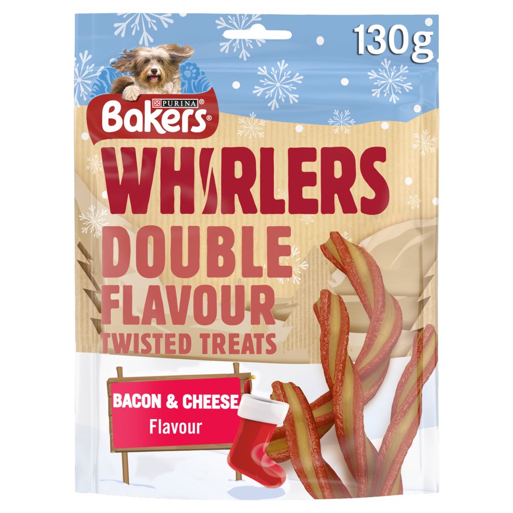 6 x Bakers Whirlers Bacon & Käse - 130g