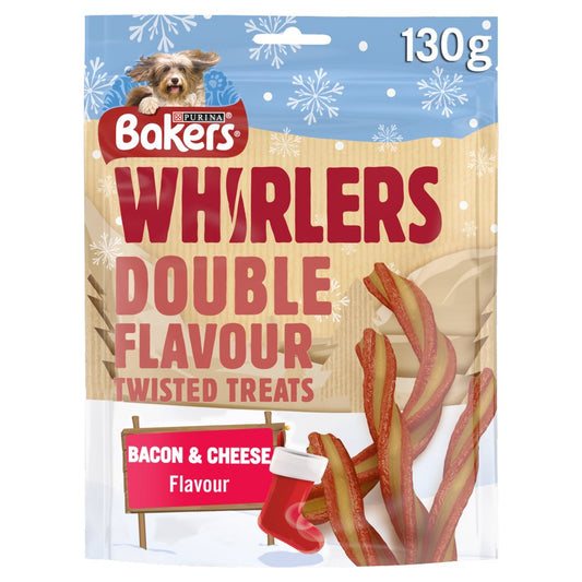 6 x Bakers Whirlers Bacon & Käse - 130g
