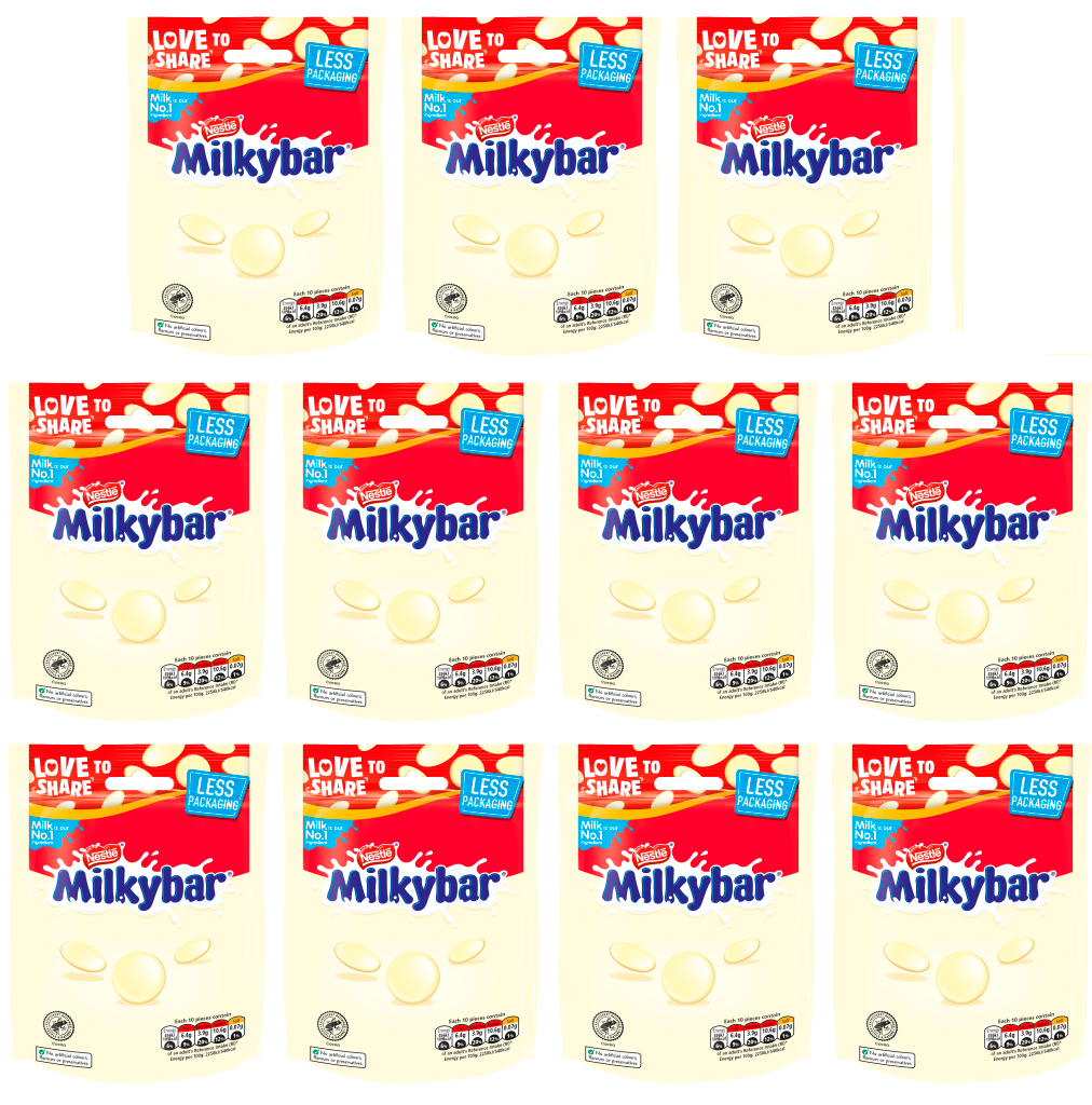 11 bolsas gigantes Nestle Milkybar Buttons de 94 g