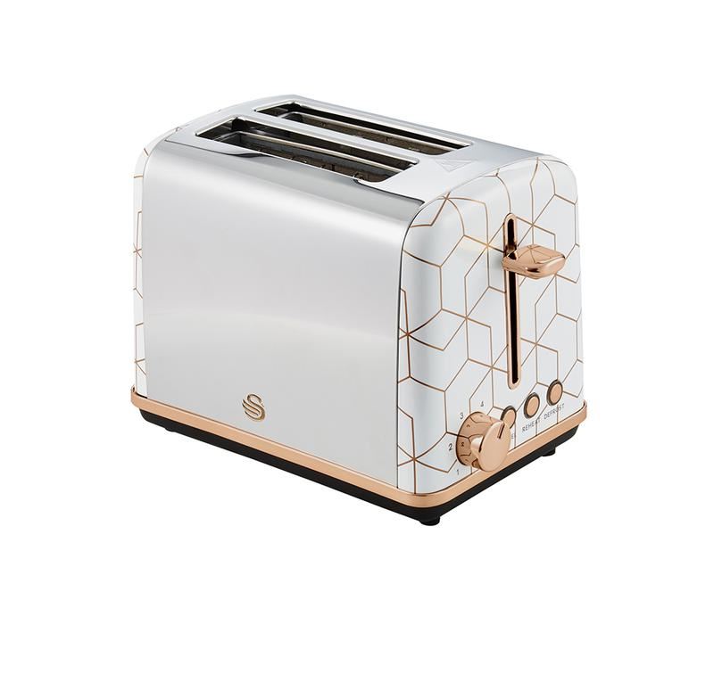 Swan White 2 Slice Tribeca Toaster