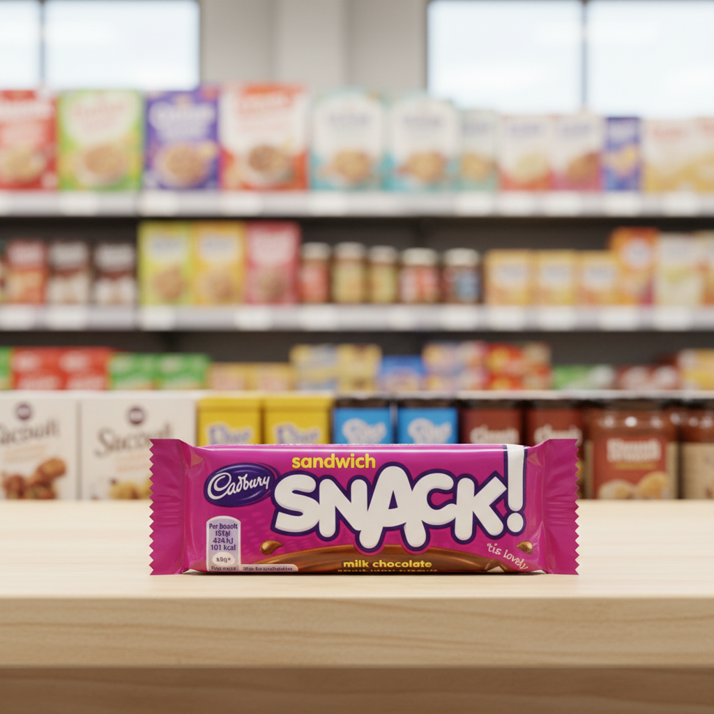 Cadbury Snack Sandwich Biscuits | Schachtel mit 40 x 22g