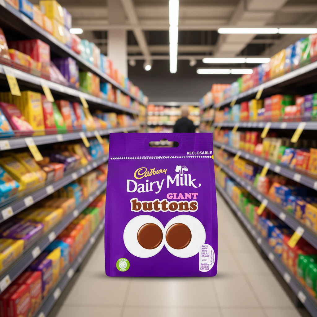 10 x Cadbury Giant Buttons 85Gm