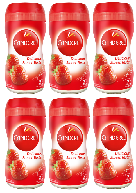Canderel Edulcorante Granulado Bajo en Calorías - 40g (Paquete de 6)