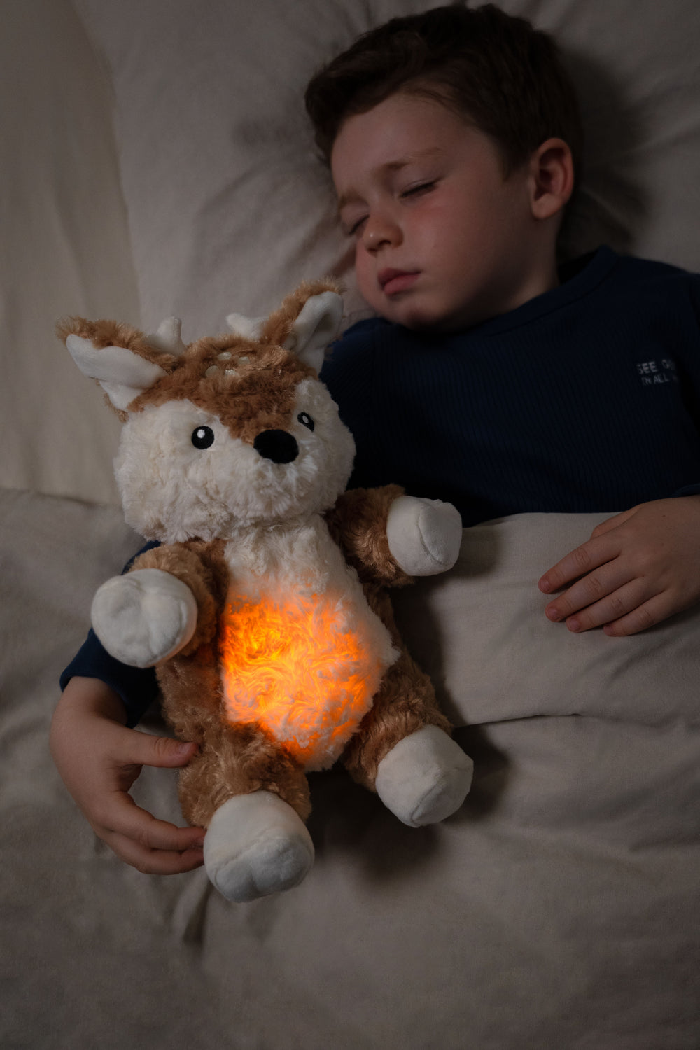 Cloud b LoveLight Buddies Finley the Fawn Night Light | Plush Toy & Portable Lantern