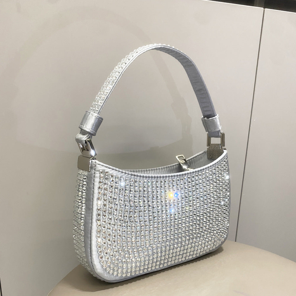 Shiny Diamond Underarm Bag Ladies