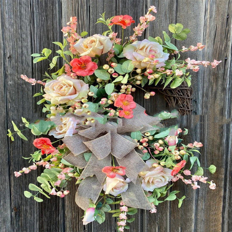 Roses Grapes Mother's Day Wreath Gift