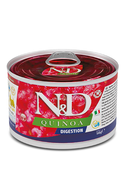 N and D Dog Quinoa Digestion Mini 140g - Case of 6