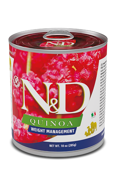 N and D Dog Quinoa Weight Management 285g - Case of 6