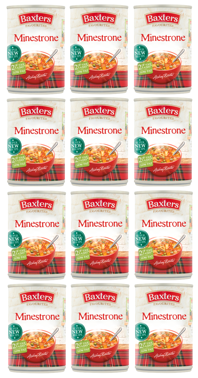 12 x Baxters Suppe Minestrone - 400g