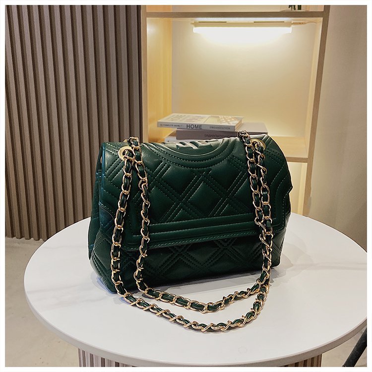 Cross-border Women's Bag Factory Direct Supply New TB Rhombus One-shoulder Crossbody Chain Women's Bag